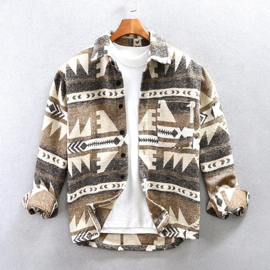 EMILIAN I FLEECE-LANGARMSHIRT