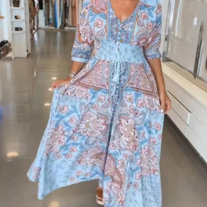 ARISSA I BOHO-MAXIKLEID