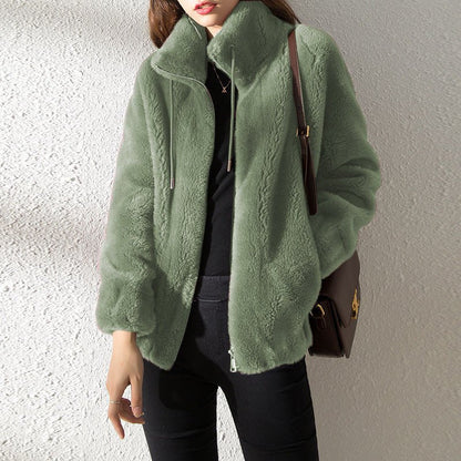 JASMINA I FLEECE-WINTERMANTEL