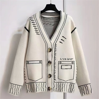 RIANNE I STILVOLLE ÜBERGRÖSSE STRICKJACKE