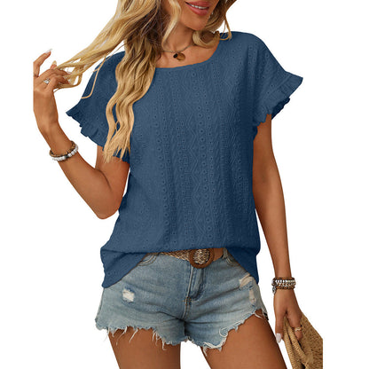 EDELHILD I LÄSSIGES OBERTEIL MIT GERAFFTEN ÄRMELN