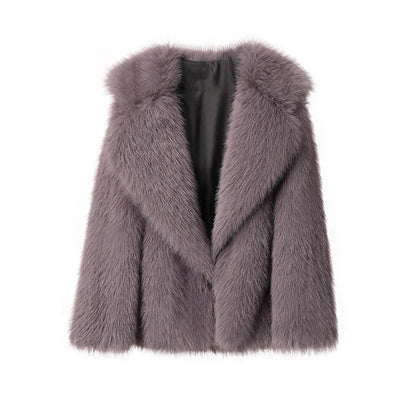 ELISABETH I FAUX-FELZMANTEL