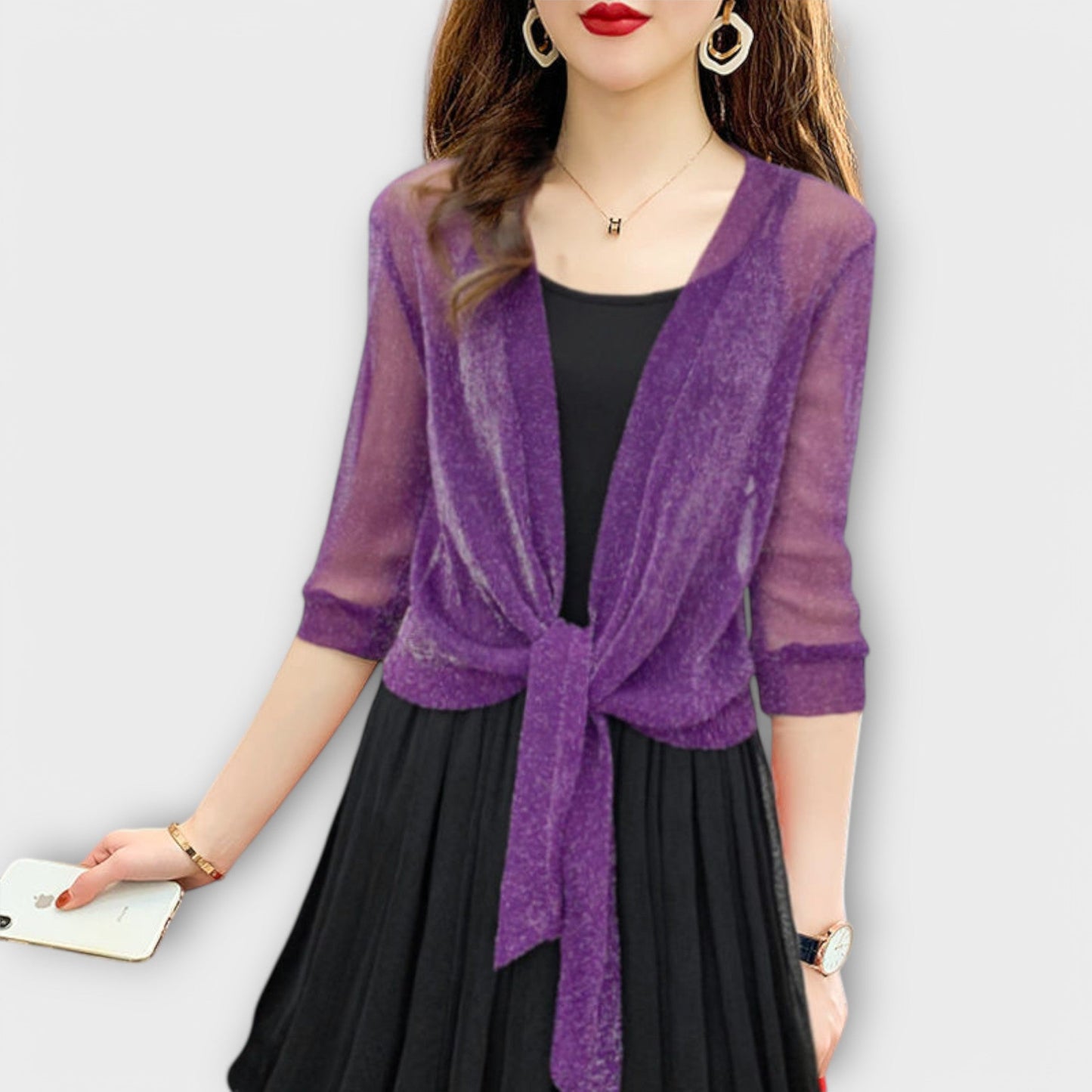 FENJA I MODISCHE BLUSE MIT V-AUSSCHNITT