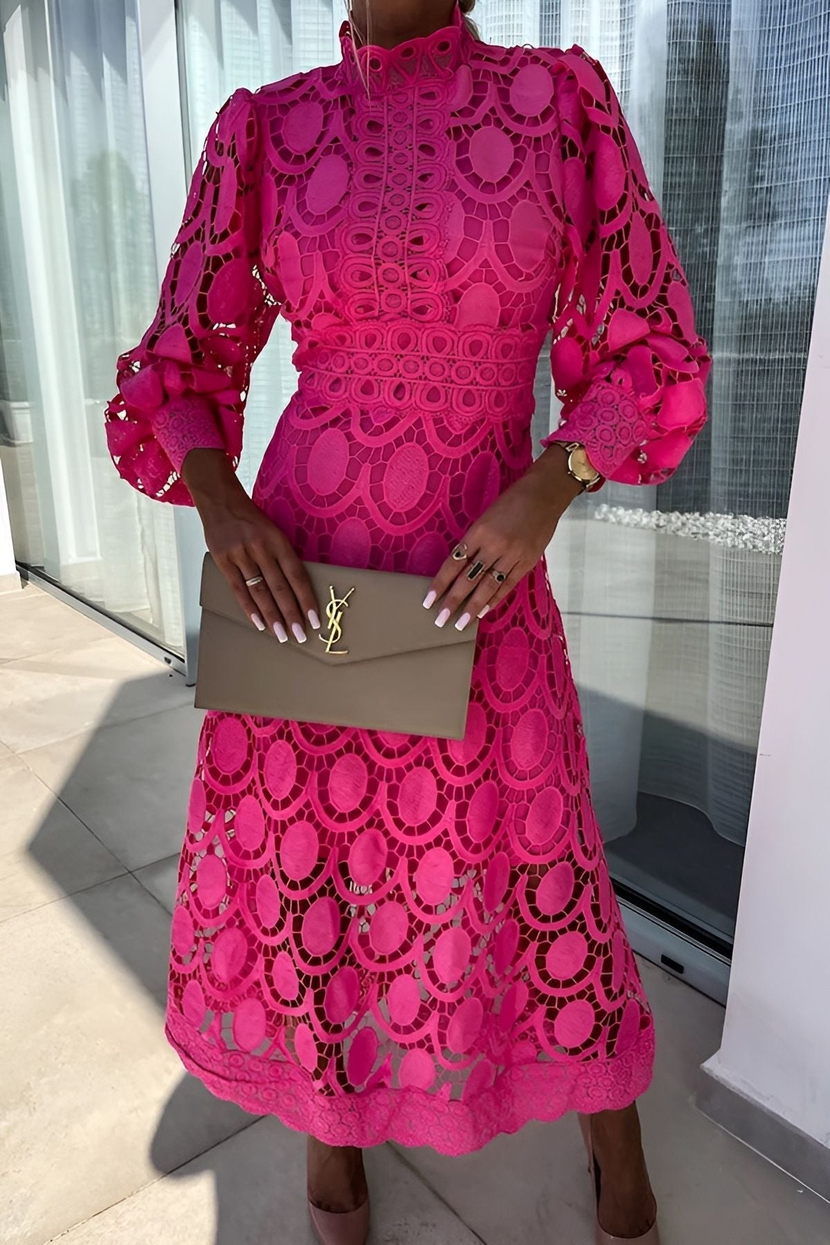 ELFRIEDE I TRENDIGES SPITZENKLEID