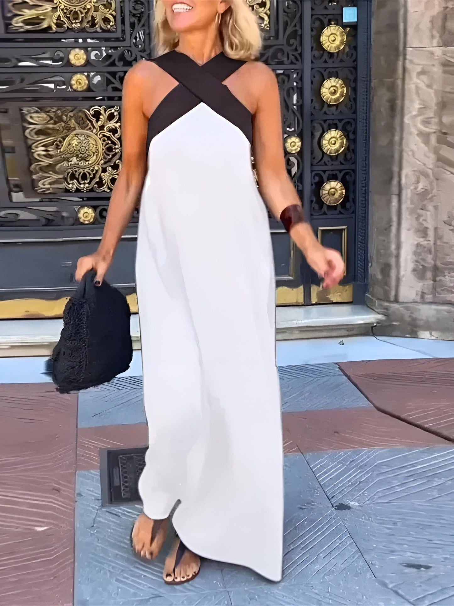 LEONIE I STILVOLLES MAXIKLEID