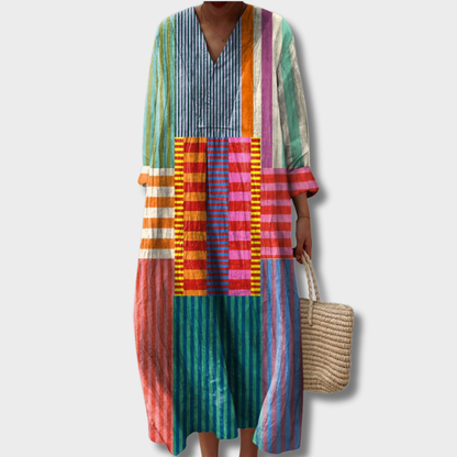 OTTILIE I BEDRUCKTES KLEID IN LOCKERER PASSFORM