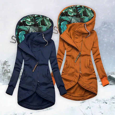 IMOGEN I WARMER WINTERMANTEL MIT KAPUZE