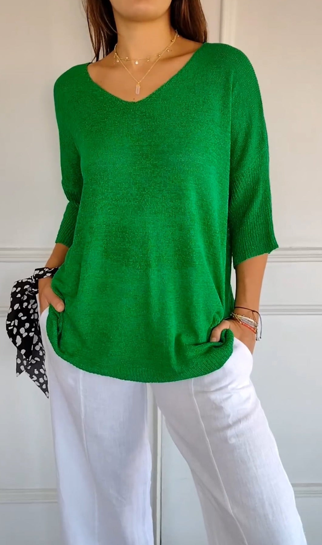 Nora | Chic V-Neck Top