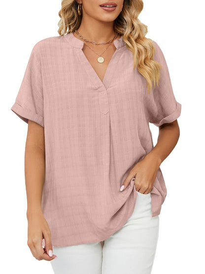 ANITA I BEQUEME BLUSE MIT V-AUSSCHNITT