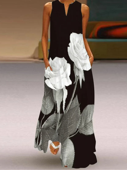 LENIA I STILVOLLES A-LINIEN MAXIKLEID