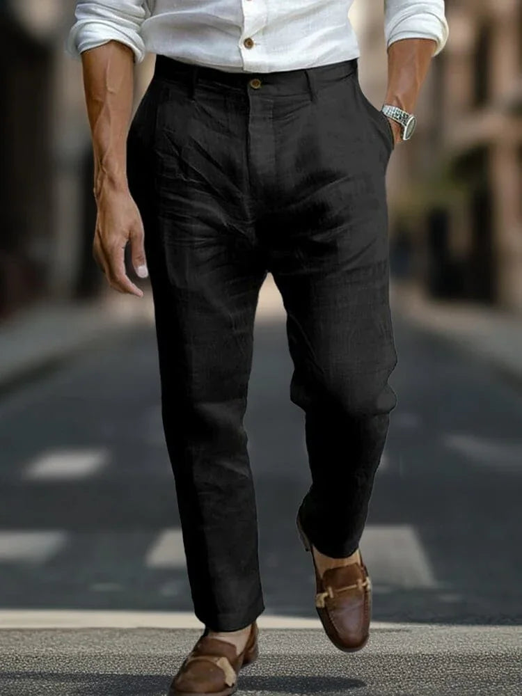 BALDUR I ELEGANTE LEINENHOSE