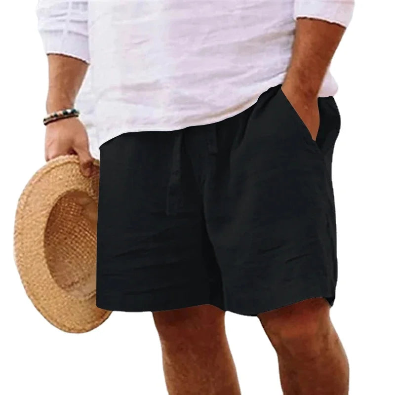 LUDWIG I STRANDSHORTS AUS LEINEN