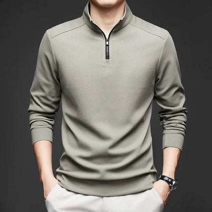 COLE I WAFFELSTRICK-LANGARM-POLOSHIRT