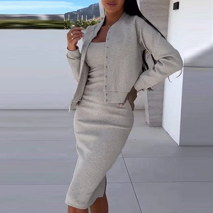 Cynthia™ — Enganliegendes Zweiteiliges Bodycon-Set