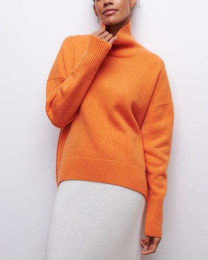 EVELINE I ROLLKRAGEN-STRICKPULLOVER