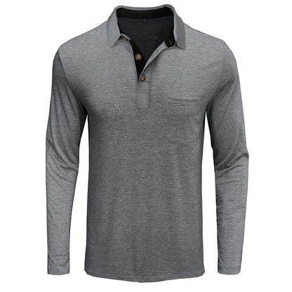 GEBHARD I MODISCHES LANGÄRMELIGES POLOSHIRT