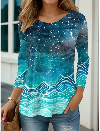 TILDE I MODISCHE DRUCKBLUSE