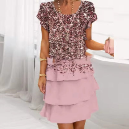 ARZTHELMA I GESTUFTES BLUMENKLEID