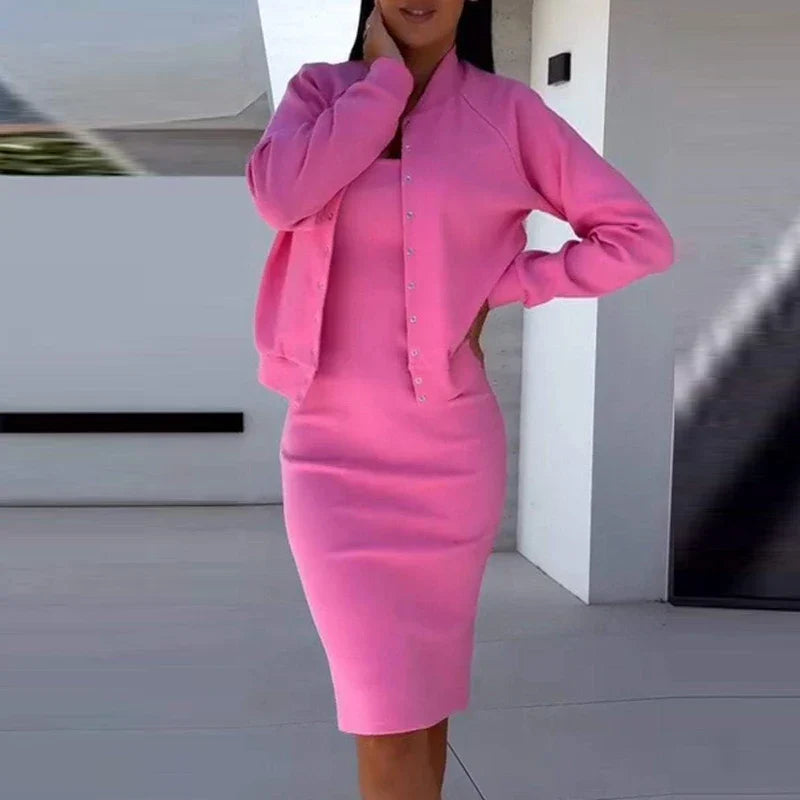 Cynthia™ — Enganliegendes Zweiteiliges Bodycon-Set