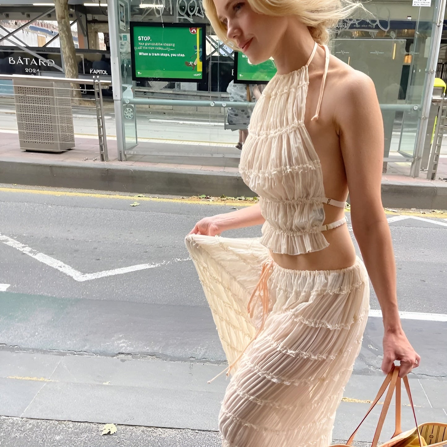 JASMIN I TRENDIGES STRANDKLEID