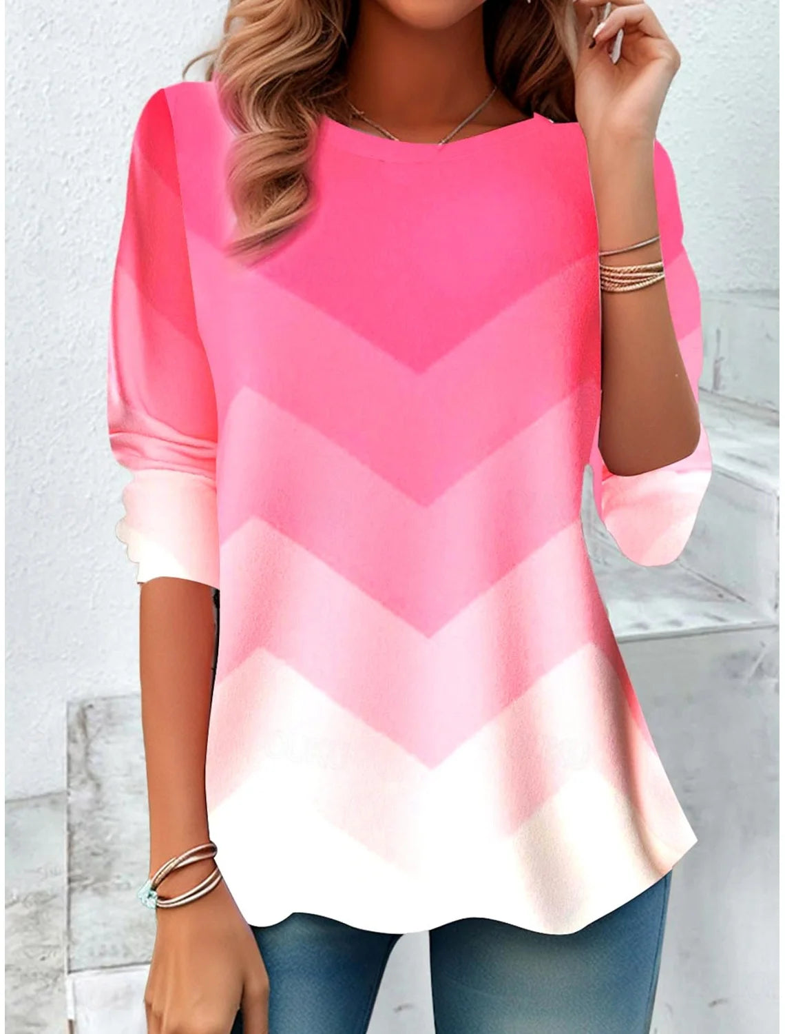 TILDE I MODISCHE DRUCKBLUSE