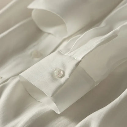 CARMINA I MODISCHE LANGÄRMELIGE BLUSE