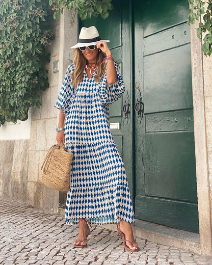 ILONKA I STILVOLLES BOHO-KLEID