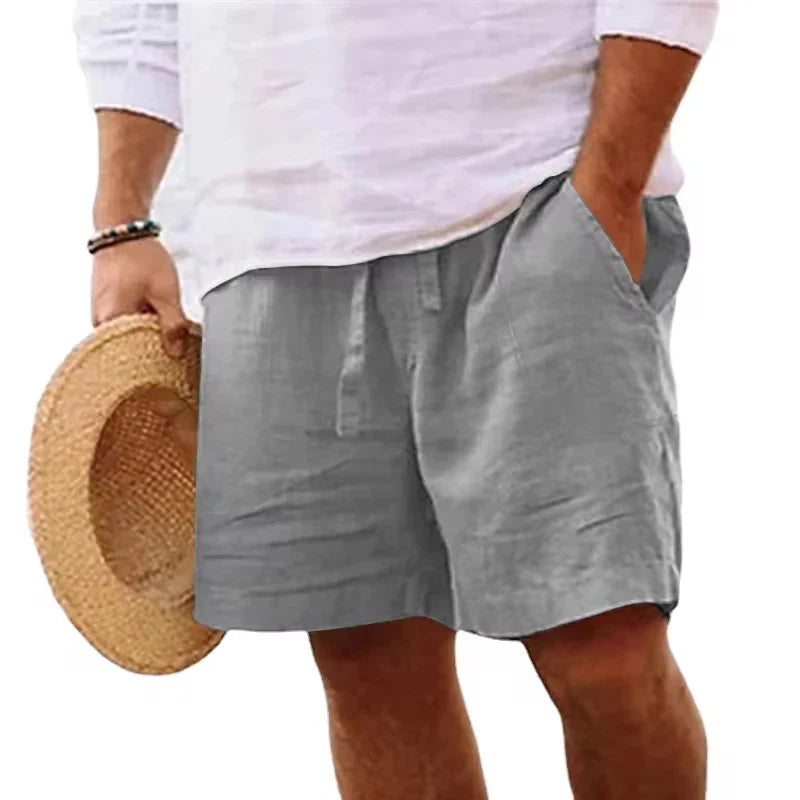 LUDWIG I STRANDSHORTS AUS LEINEN
