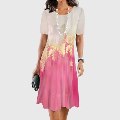 LIMANDE I VINTAGE-PRINT-KLEID