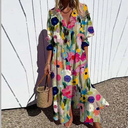 CAITLYN I BOHO MAXIKLEID