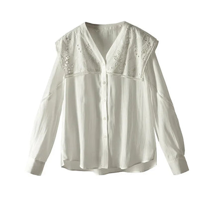 CARMINA I MODISCHE LANGÄRMELIGE BLUSE