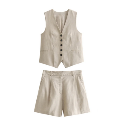 HERTHA I KLASSISCHES SET AUS WESTE UND SHORTS