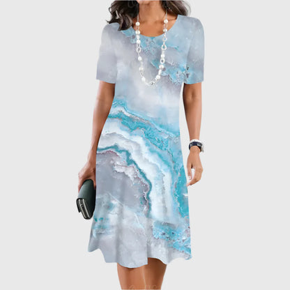 LIMANDE I VINTAGE-PRINT-KLEID