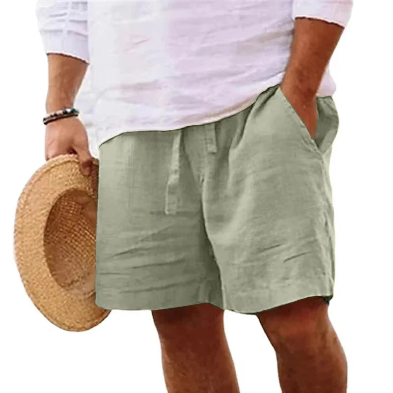 LUDWIG I STRANDSHORTS AUS LEINEN