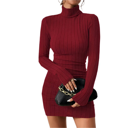 ANNELIEN I LANGÄRMELIGES PULLOVERKLEID