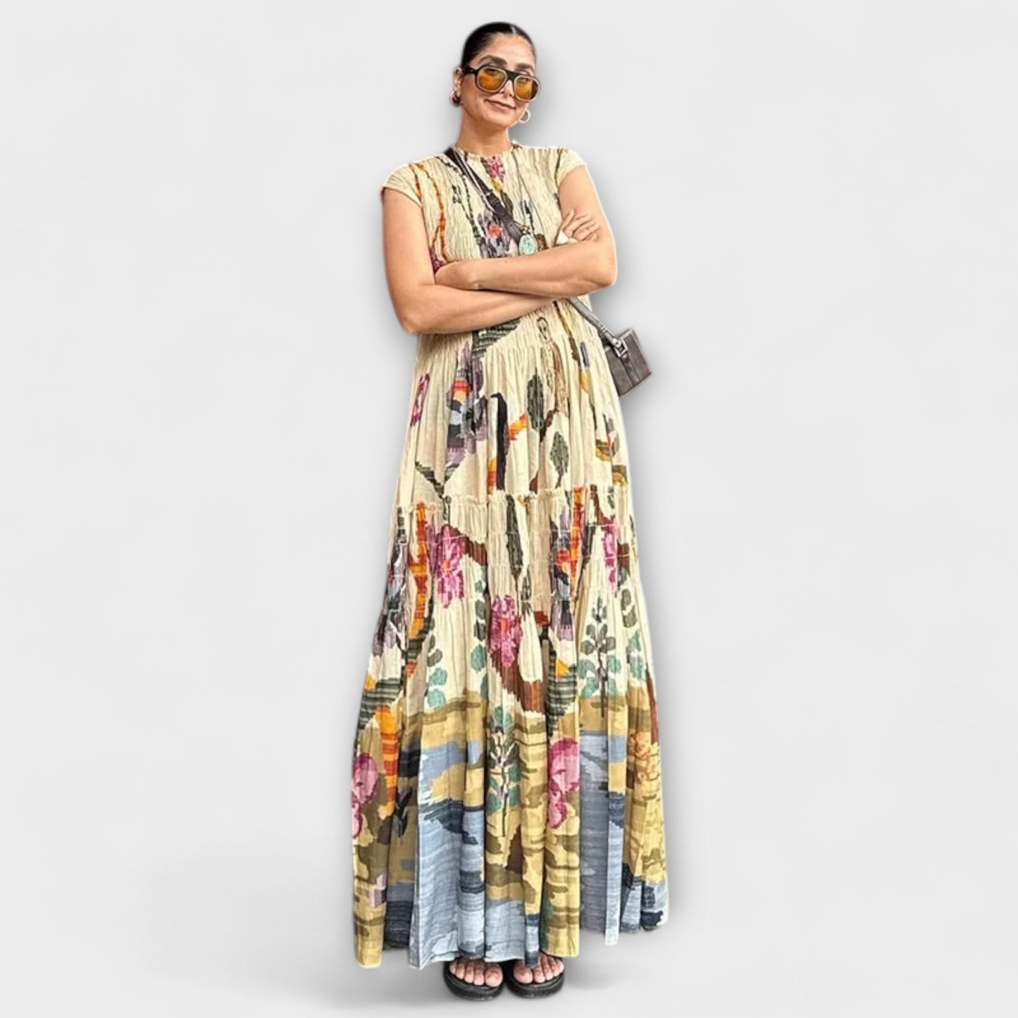 Marienna – Maxikleid mit kunstvollem Faltenfall