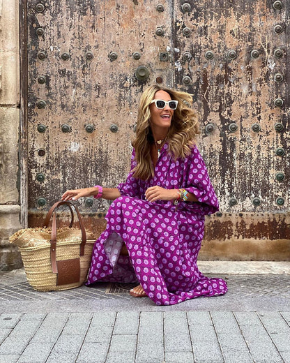 ILONKA I STILVOLLES BOHO-KLEID
