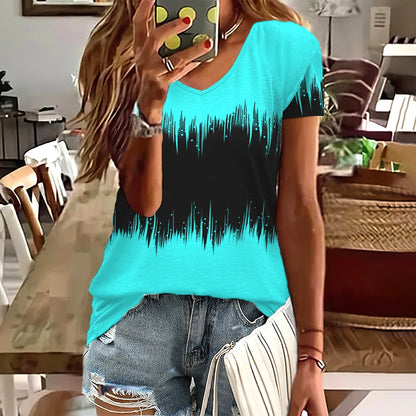 MARITA I ELEGANTE V-AUSSCHNITT BLUSE