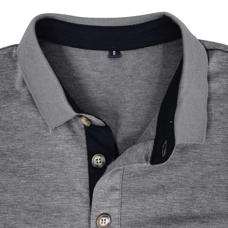 GEBHARD I MODISCHES LANGÄRMELIGES POLOSHIRT