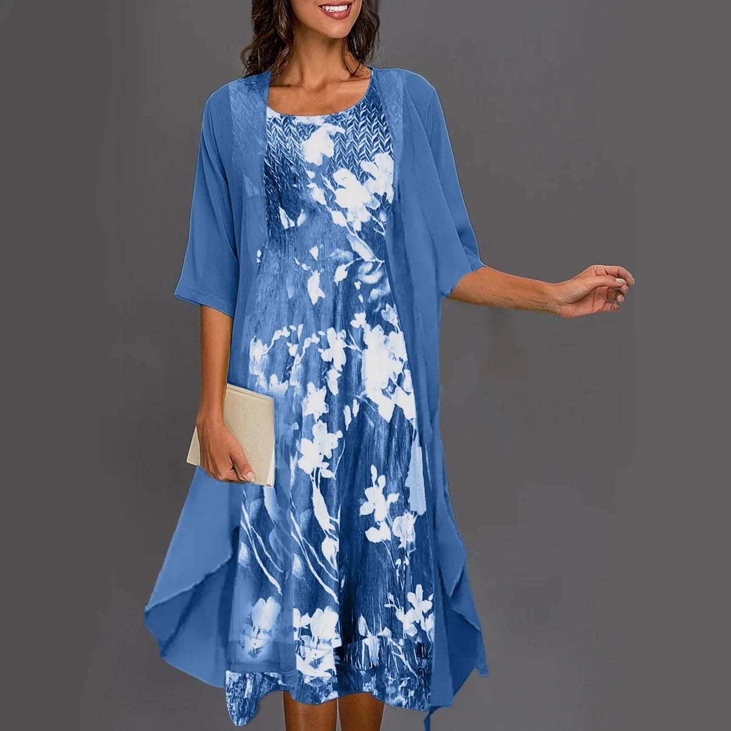 HEDE I SCHICKES KLEID MIT BLUMENDRUCK