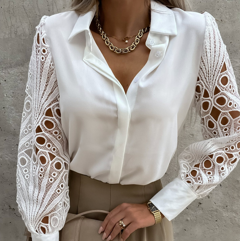 Sienna | Chic Mode Collar Blouse