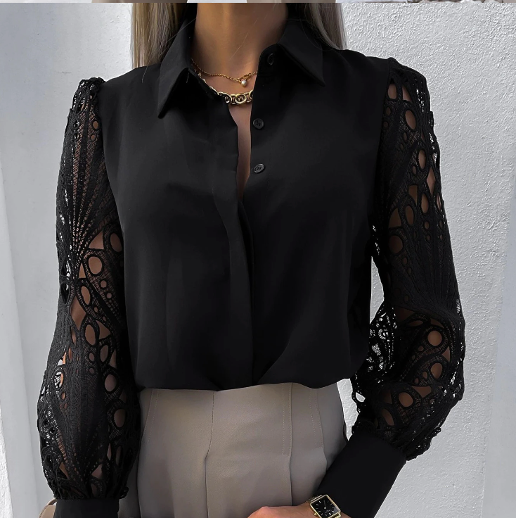 Sienna | Chic Mode Collar Blouse