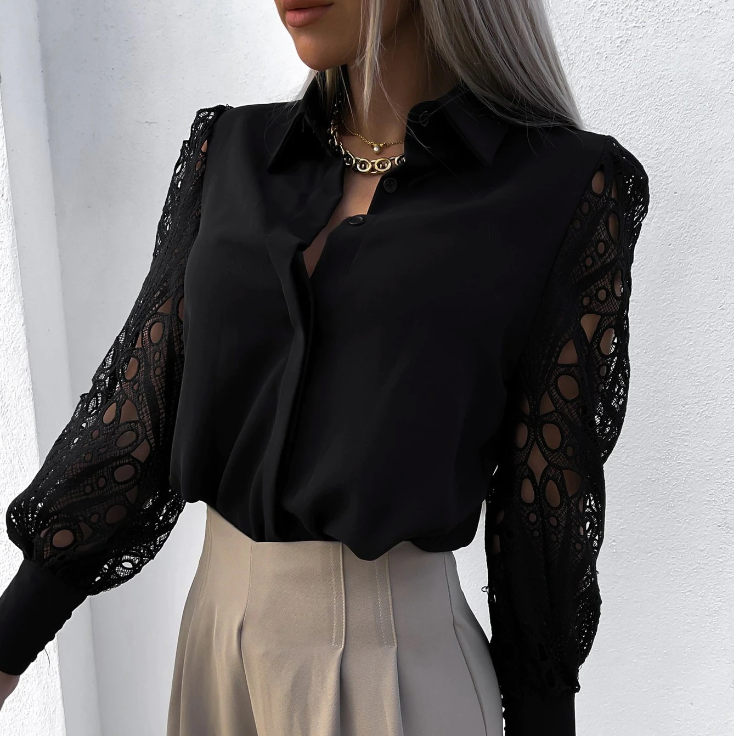Sienna | Chic Mode Collar Blouse
