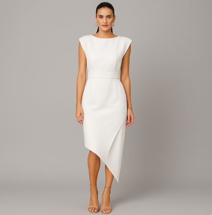 PAULA I ELEGANTES GEOMETRISCHES KLEID