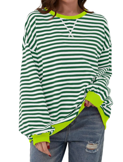 KARLA I GESTREIFTER PULLOVER