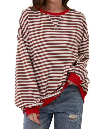 KARLA I GESTREIFTER PULLOVER