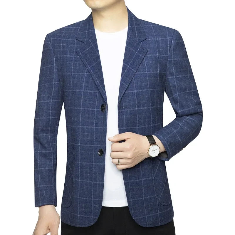 BRUNOIS I KARIERTER BUSINESS-BLAZER