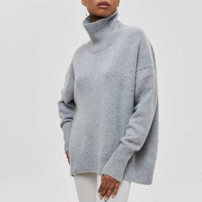 EVELINE I ROLLKRAGEN-STRICKPULLOVER