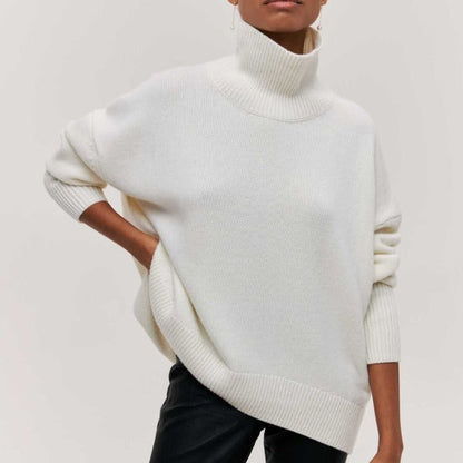 EVELINE I ROLLKRAGEN-STRICKPULLOVER