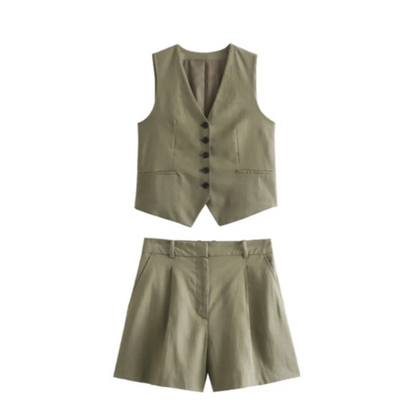 HERTHA I KLASSISCHES SET AUS WESTE UND SHORTS